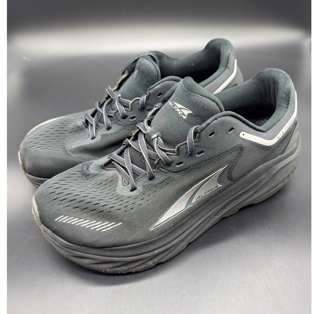 Altra VIA Olympus Mens 10.5 Black Silver Road Running Shoes AL0A82BW000 Cushion